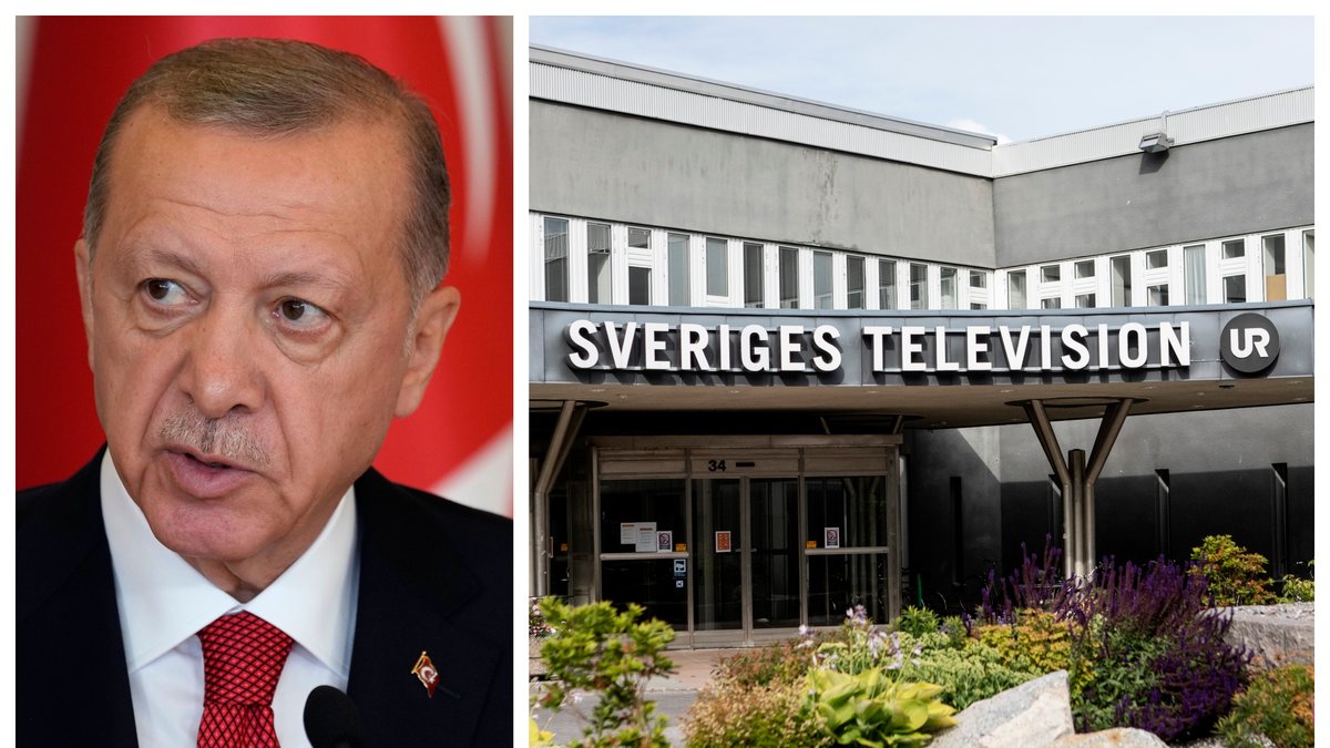 Den regeringstrogna tidningen Sabah i Turkiet kritiserar SVT:s Svenska nyheter.